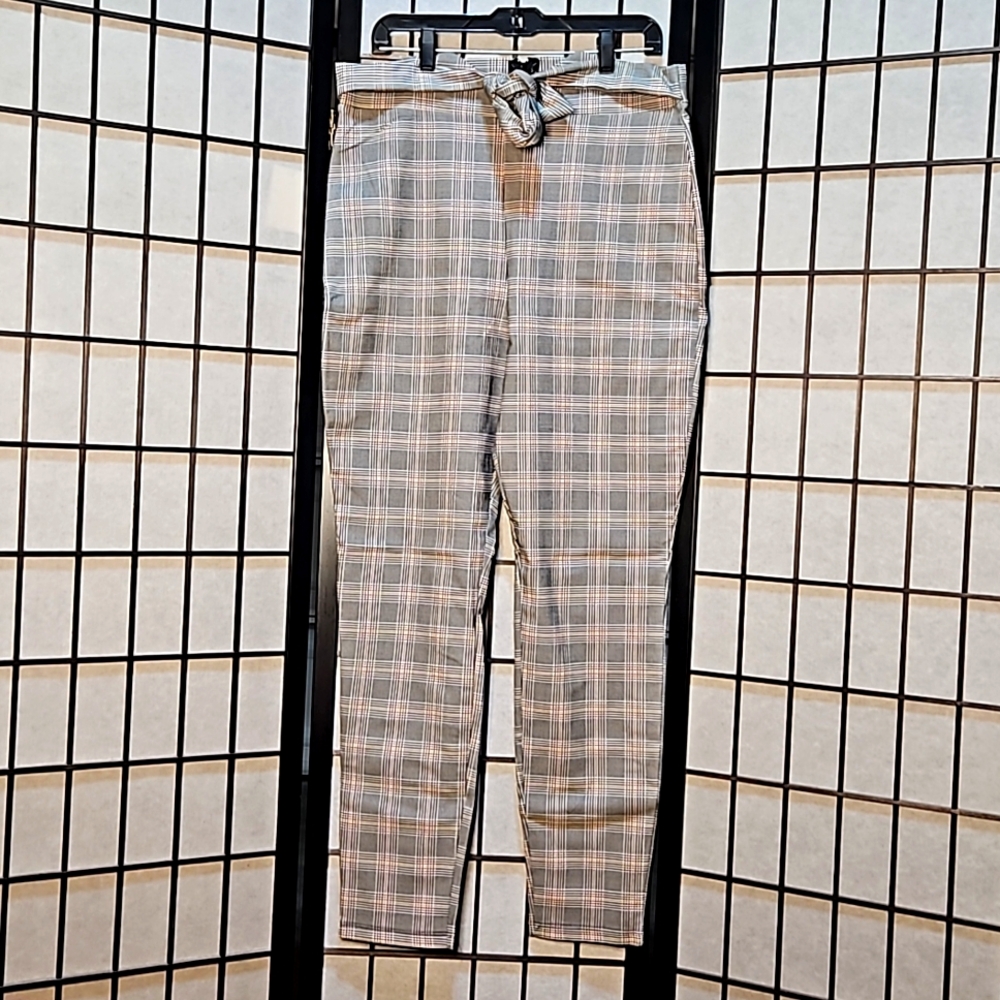 Black & Yellow Plaid Pant